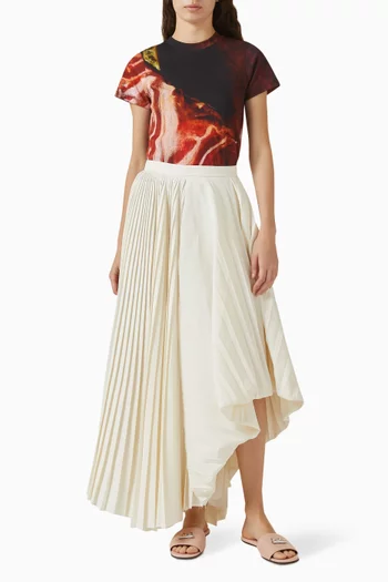 Printed T-shirt in Cotton