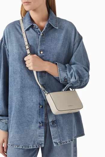 Small Crossbody Bag in Grained Leather