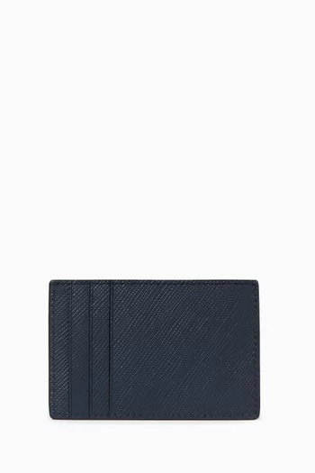 Edison Card Case in Saffiano Leather