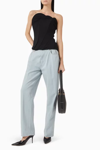 Strapless Wave Top