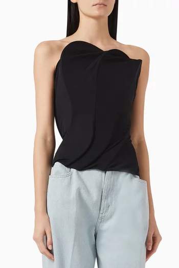 Strapless Wave Top