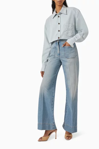 Oversized Shirt in Denim