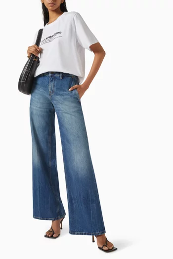 Gigi Flared Jeans in Denim