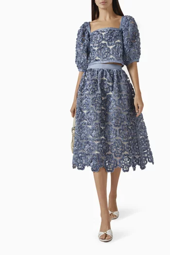 Jiflora 3D Floral Skirt