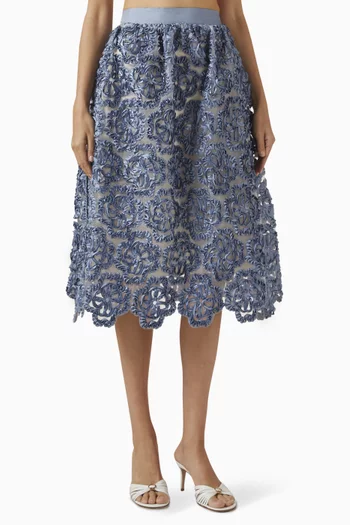 Jiflora 3D Floral Skirt