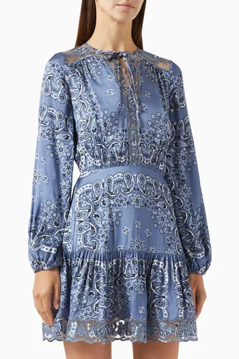 Bandana-print Mini Dress