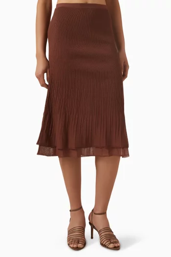 Midi Skirt in Viscose