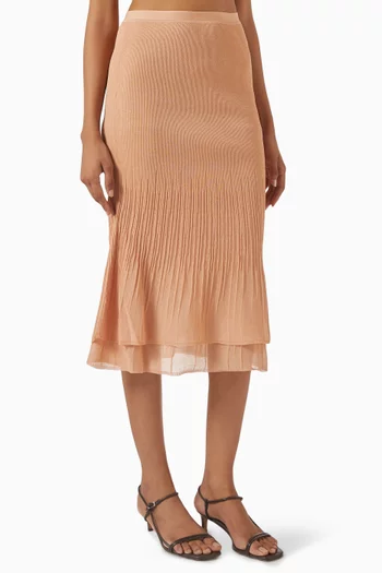 Midi Skirt in Viscose