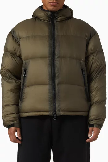 Translucent Bubble Jacket in Nylon