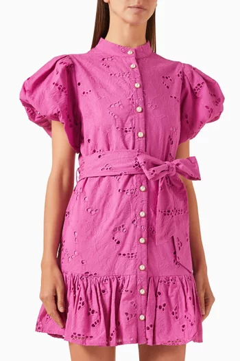Drea Broderie Anglaise Mini Dress