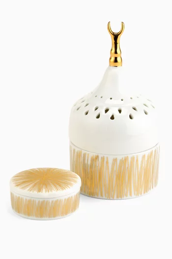x Razan Alazzouni Tamrah Crescent Mabkhar & Trinket Box