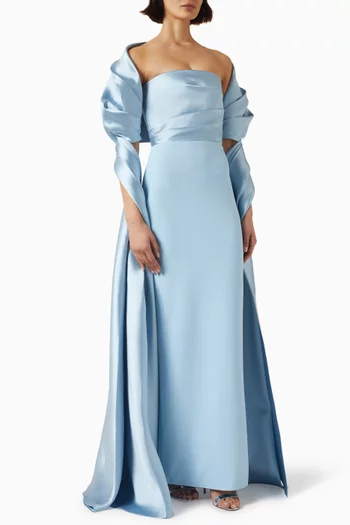 Vera Shawl Train Gown