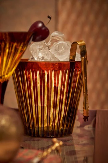 Prism Ice Bucket & Tongs Set