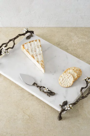 Lovebirds Cheeseboard in Marble