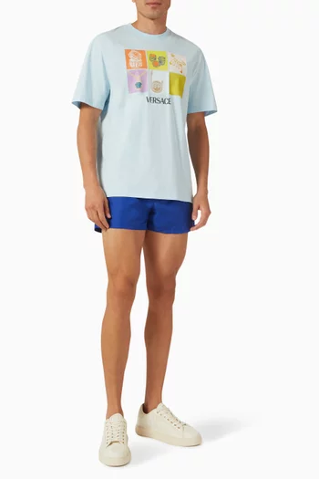 Greca Border Swim Shorts