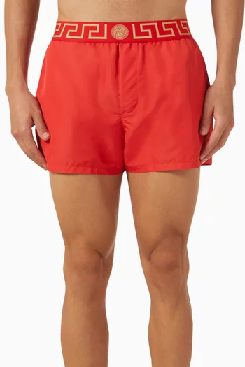 Greca Border Swim Shorts