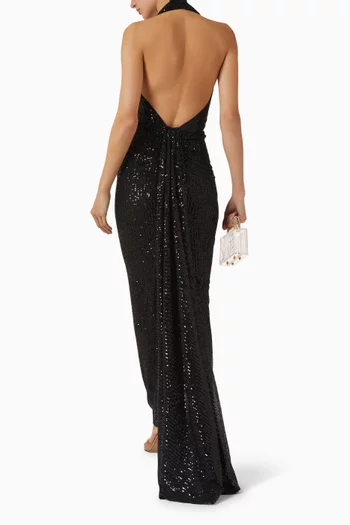 Sequin-embellished Gown