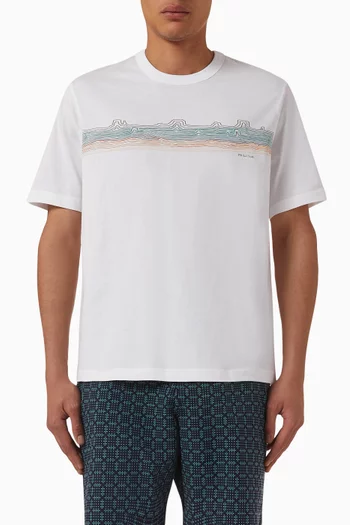 Desert Stripe T-shirt in Organic Cotton