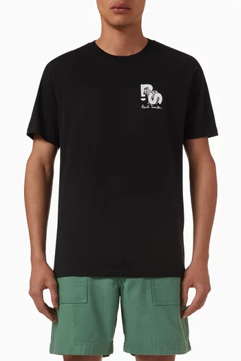 Zebra Logo T-shirt in Organic Cotton