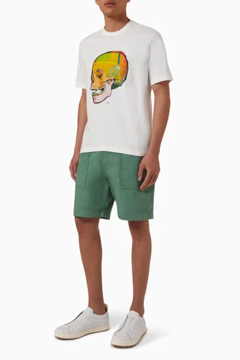 Skull T-shirt in Organic Cotton