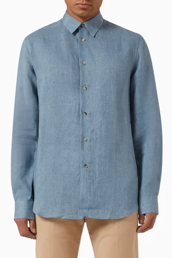 Button-down Shirt in Linen