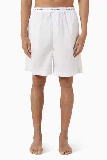 Pyjama Shorts in Cotton Poplin
