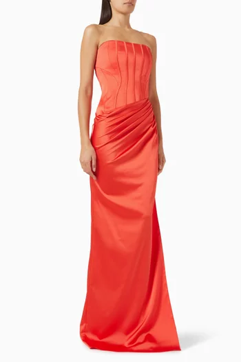 Ivy Draped Corset Dress