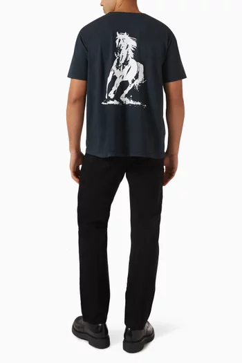Xerox Running Horse T-shirt in Cotton