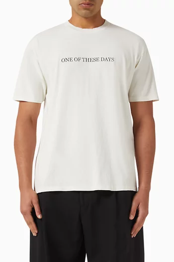 Logo T-shirt in Cotton