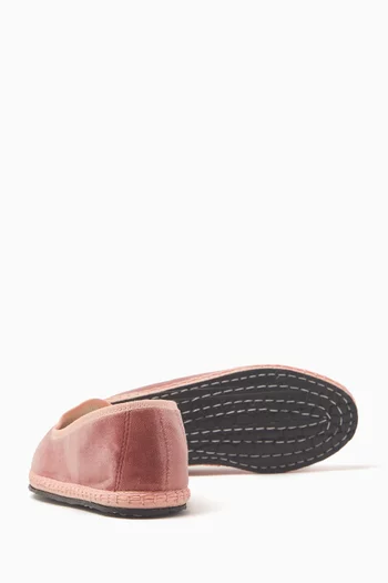 Cipria Slip-on Shoes in Velvet