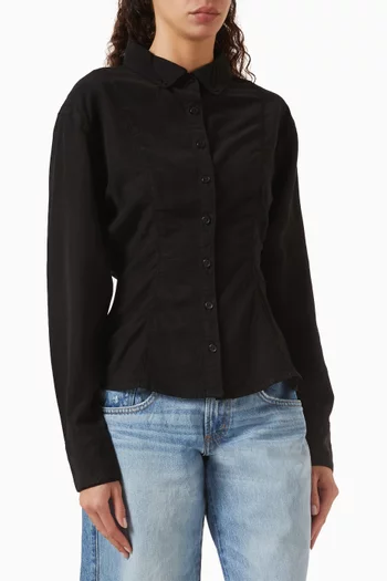 Rose Shirt in Linen-blend
