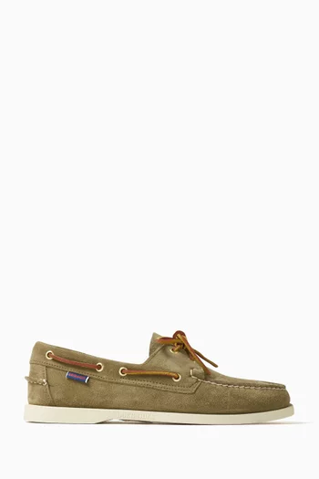 Portland Boat Shoes in Suede