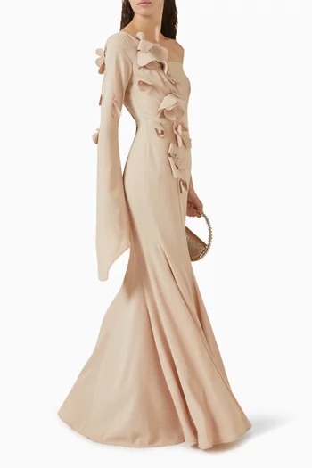 3D Beaded Floral Dress