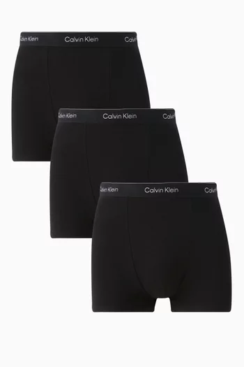 Icon Boxer Briefs in Stretch Cotton, Set of 3