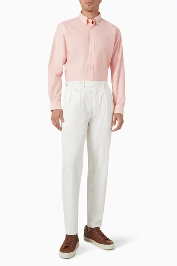 Mineral-dyed Oxford Shirt in Cotton