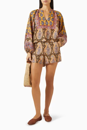 Pietro Tailored Shorts in Linen