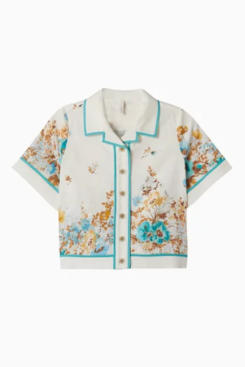 Scarborough Floral Shirt in Cotton