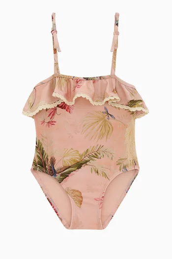 Rhiannon Trim Frill One-piece Swimsuit