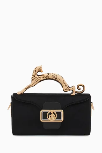 Micro Pencil Cat Bag in Leather