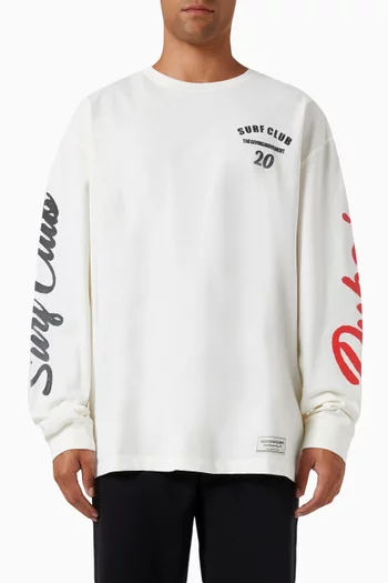 Oversized Surf Logo T-shirt in Organic Cotton