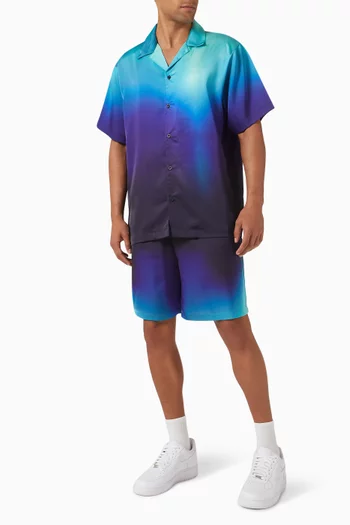 Watercolour Shorts in Satin