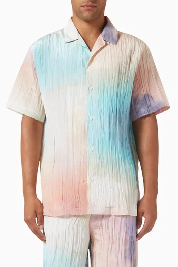 Watercolour Shirt in Satin