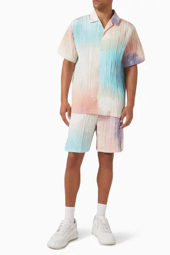 Watercolour Shorts in Satin