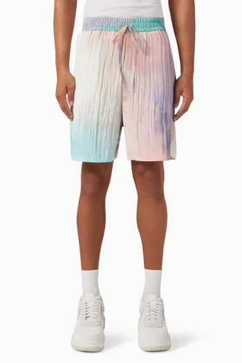 Watercolour Shorts in Satin
