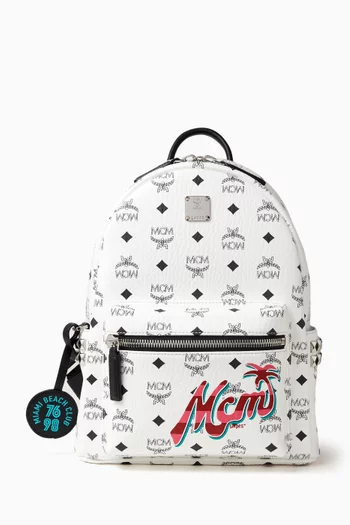Small Stark VI Backpack in Visetos Canvas
