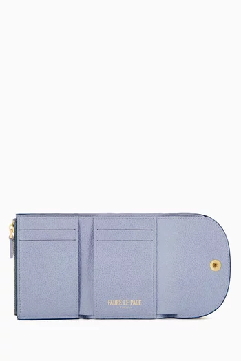 Faurever Tri-fold Wallet in Scale Canvas
