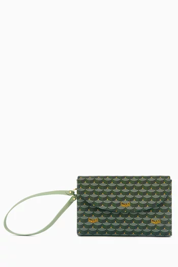 Faurever Envelope Pouch in Scale Canvas