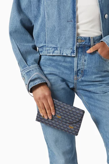 Faurever Envelope Pouch in Scale Canvas