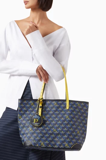 Daily Battle 35 Tote Bag in Halo Canvas & Leather