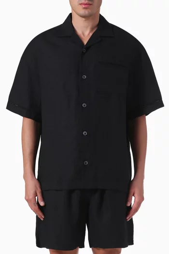 Pierre Short-sleeve Shirt in Linen